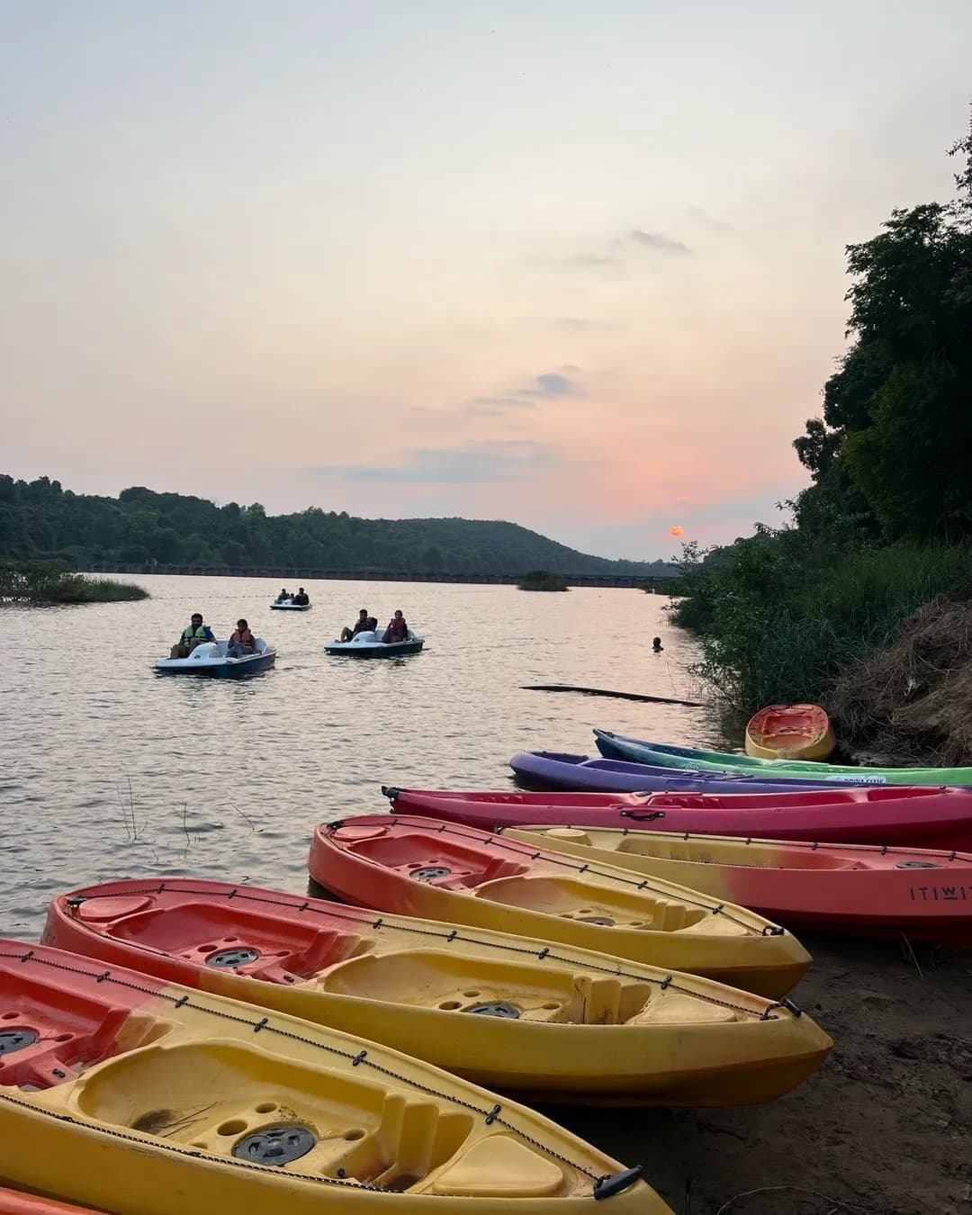 River Queen Boating Puttur paddle boat and motor boat rentals